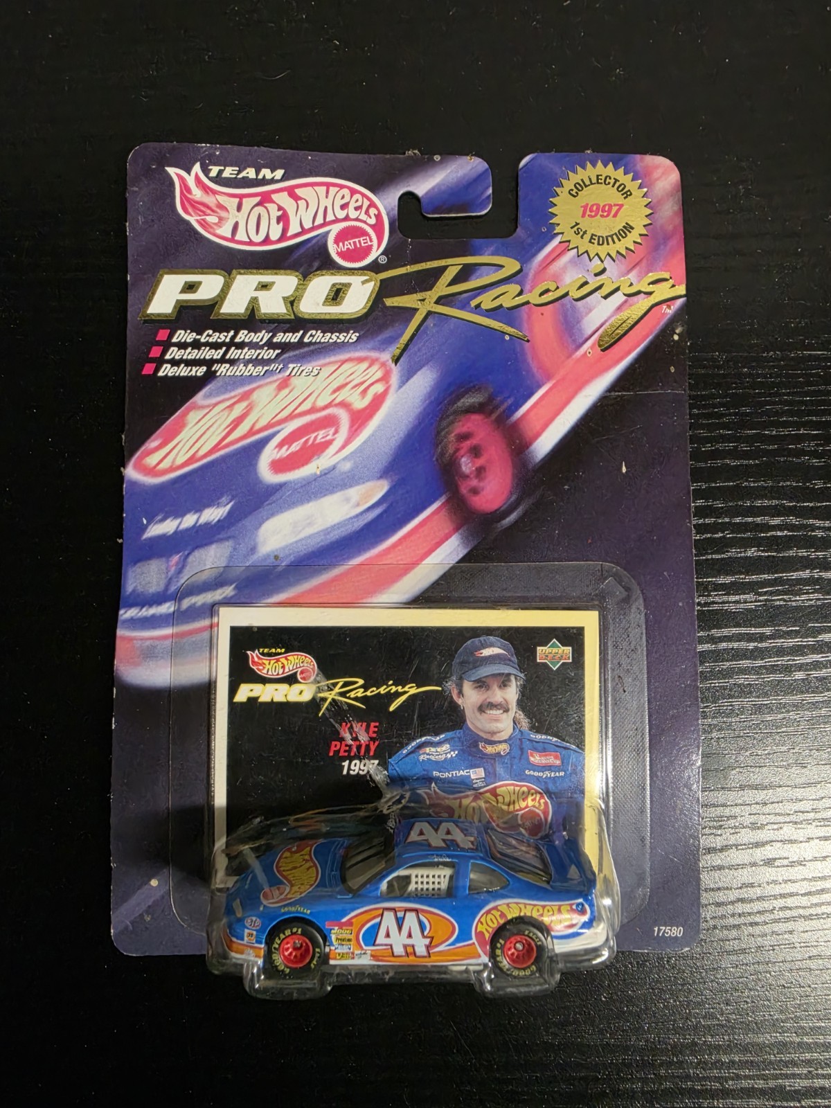 TEAM HOT WHEELS Pro Racing Kyle Petty #44 Pontiac 1997 Upper Deck NASCAR