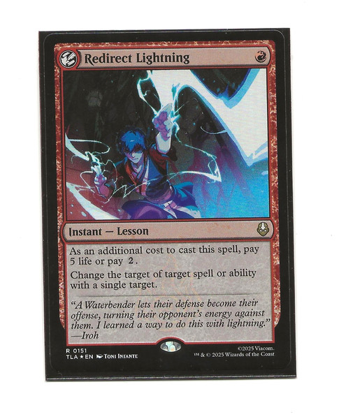REDIRECT LIGHTNING  FOIL Avatar x Magic NM English #0151