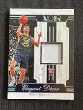 Ben Sheppard 2024-25 Panini Noir Elegant Décor Jersey /99 #EDR-BEN