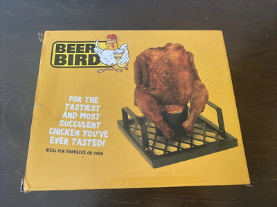 NEW Chicken Roaster Rack Beer Can Chicken Holder Barbecue BBQ Grill BEER BIRD