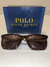 POLO PH4224F 500373 Shiny Dark Havana Dark Brown 55 mm Men's Sunglasses