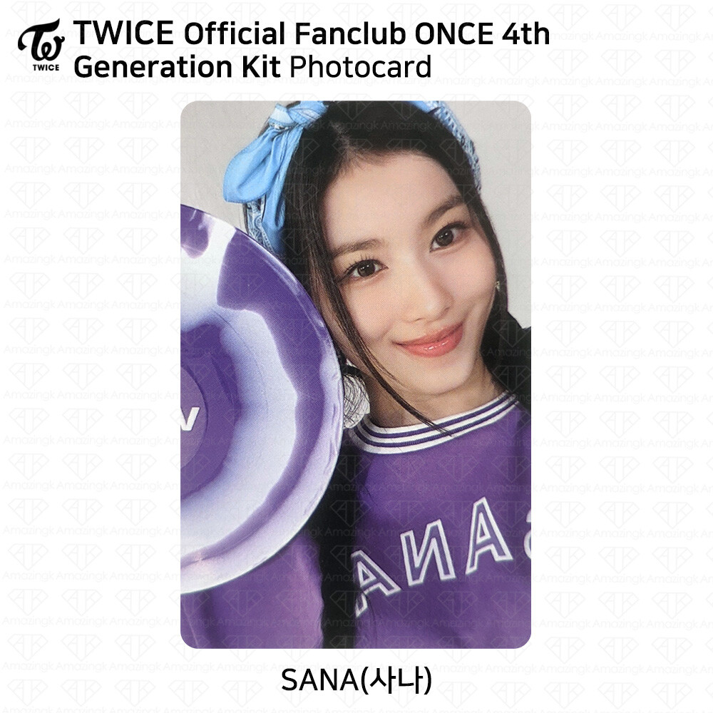 TWICE Official Fan Club ONCE 4th Generation Kit Photocard