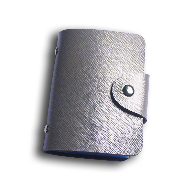 24 Cards Slim PU Leather ID Credit Card Holder Pocket Case Purse Wallet Hold Up eBay