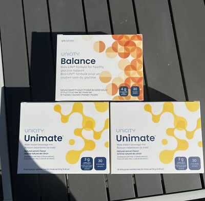 Unicity FEEL GREAT PACK ( 2 Packs Of Unimate Lemon Flavor