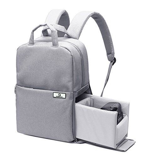 Koolertron Gray Waterproof Camera Backpack Laptop… - image 2