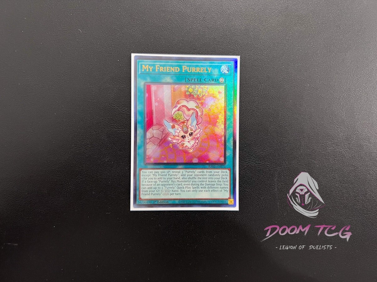 Yugioh! My Friend Purrely RA02-EN071 PUR 1st Ed Purrely Deck Support Yugioh! My Friend Purrely RA02-EN071 PUR 1st Ed Purrely Deck Support