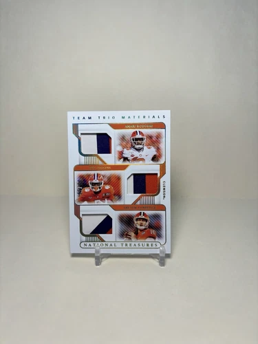 2021 National Treasure Team Materials-Trevor Lawrence, Tee Higgins- Amari- TTM8