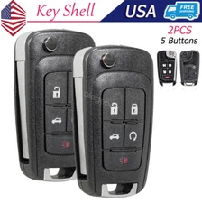 2 For GMC Terrain 2011 2012 2013 2014 2015 Remote Control Key Fob Case Shell 5B