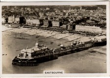 00463 Britain From The Air Senior Service Cigarette Card, 1939, Eastbourne