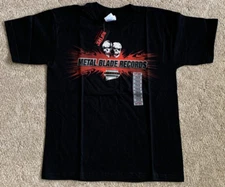 Metal Blade Records Vintage  T-Shirt Youth Large NEW official Hard To Find!