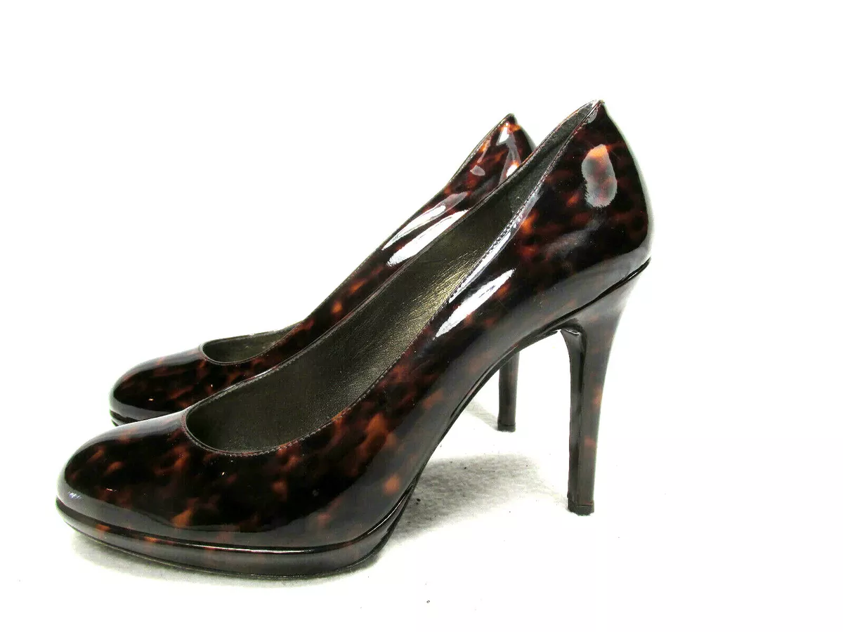 Stuart Weitzman THE BEATRIX PUMP Stiletto Heel Patient Leather