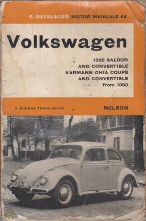 Raleigh Mall VW BEETLE 1200 KARMANN GHIA SALOON CABRIOLET Max 70% OFF 1960-1 COUPE