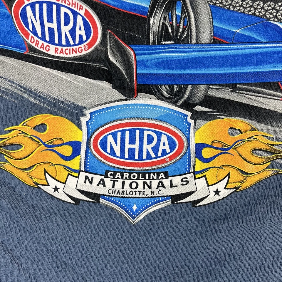 Camisa NHRA Carolina Nationals Para Hombres Camiseta Gráfica Azul Extra Grande 2017 Hombres Adultos Foto 4 de 4