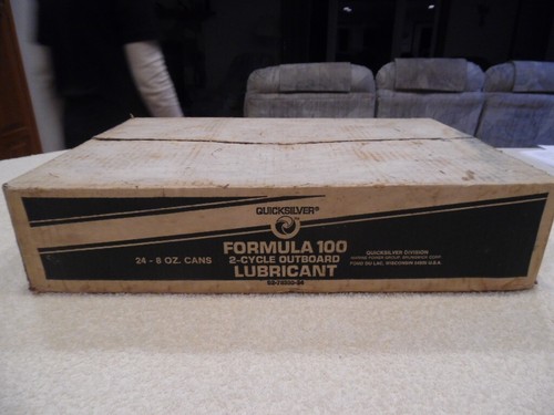 Full Case Quicksilver Formula 100 2 Cycle Outboard Lubricant Oil - 第 3/6 張圖片