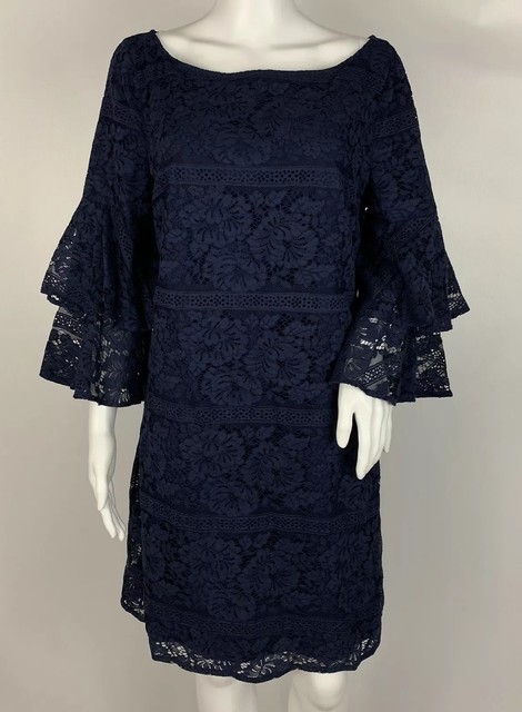 eliza j navy blue dress