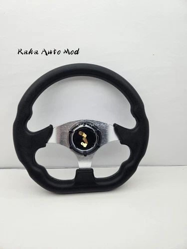 MOMO Eagle Street Sport Steering Wheel 320mm 12.5in Carbon Fiber Look - Picture 9 of 9