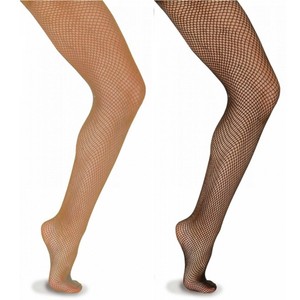 tan fishnet tights
