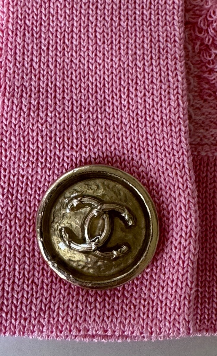 NEW CHANEL 21C CC LOGO PINK CAMELLIA FLOWER PRINT MINI SKIRT 40 | eBay