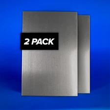 2 Pack .125  Aluminum Sheet Metal  Plate. 6x9 1/8 Aluminum Flat stock.