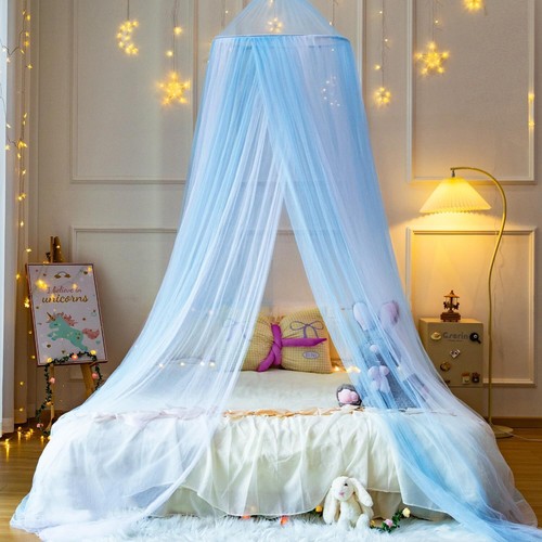Girls Rainbow Bed Canopy X-Large Princess Mosquito Net for Crib to King Size Bed - Picture 15 of 26