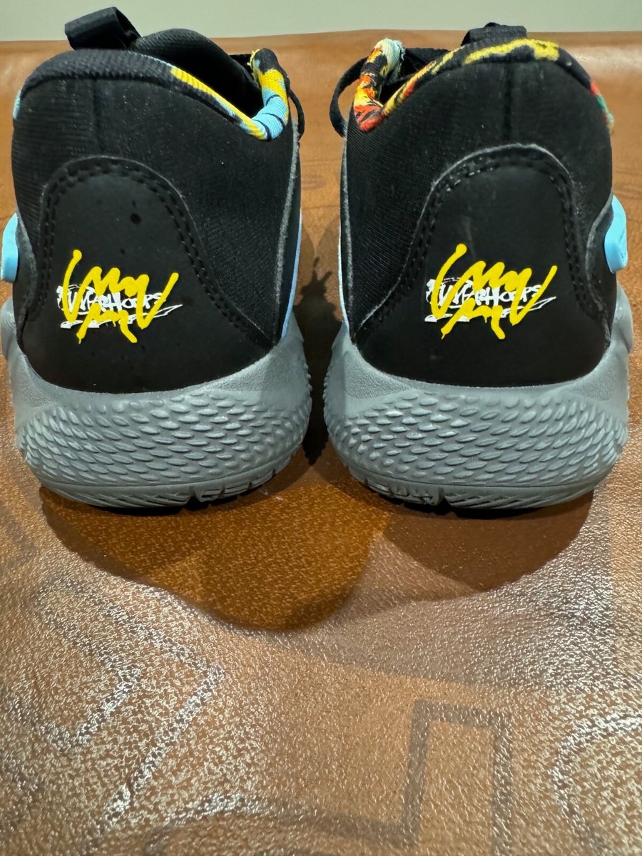 PUMA プーマ COURT RIDER CHAOS BLOCK PARTY PUMA Court Rider Chaos Block Party Black Cast Iron -US Size7