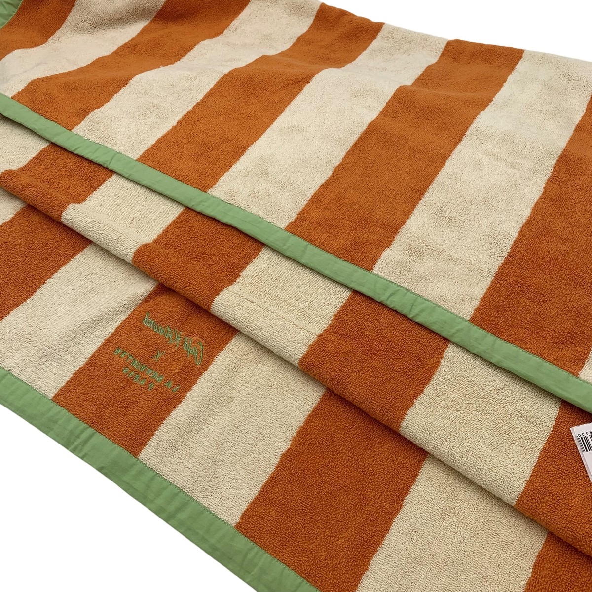 Authentic Maison Kitsune Unuse Towel Orange Cotton #36634888