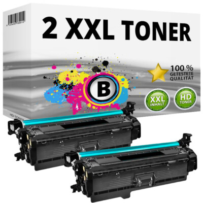 2x TONER für HP 201X 201A Color LaserJet Pro M252dw M252n MFP M274n M277dw M277n