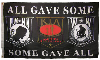 Bandiera USA Pow Mia Aquila - Tutti Hanno Dato Qualcosa, Alcuni - Foto 6