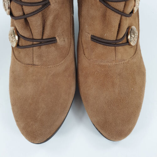 Clarks Botines Marrón Gamuza Cuero Tacones Talla 4 - Imagen 8 de 16