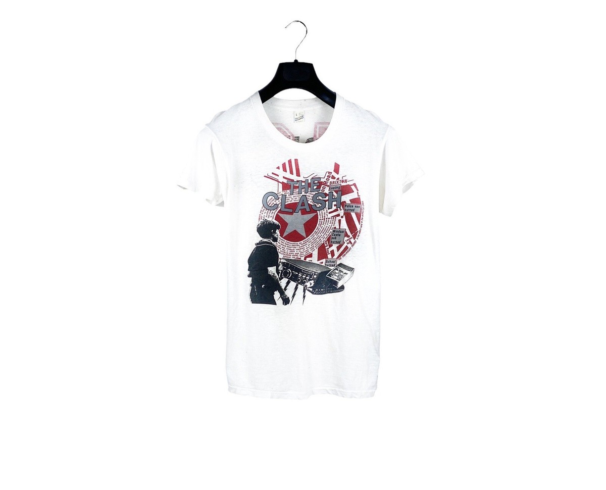 vintage THE CLASH t shirt Out Of Control 1984 Promo Tour vintage THE CLASH t shirt Out Of Control 1984 Promo Tour
