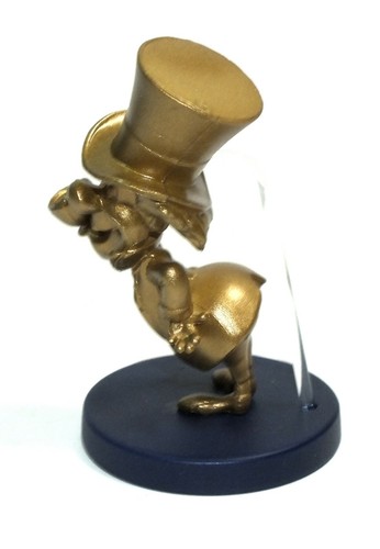 Walt Disney World 50th Anniversary Fab 50 Gold Vinyl Statue Mad Hatter Alice Toy - Picture 9 of 12