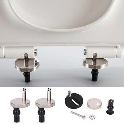 Pack of Replacement Toilet Seat Hinges Fitting Quick Release Hinges