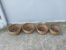 Lot 4 Paniers De Osier Fait