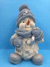 1998 Snow Buddies "Flurry" 10" The Encore Group #911 94182 ceramic textured fig.