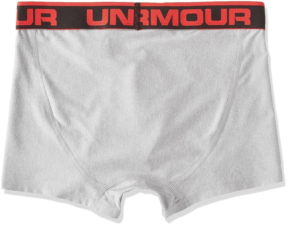 UNDER ARMOUR BOXERJOCK HOMBRE TALLA PEQUEÑA 9" ENTREPIERNA NUEVO CALZONCILLO BOXER GRIS JASPEADO Foto 2 de 2