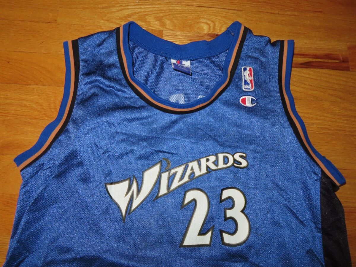 Vintage Champion MICHAEL JORDAN No 23 WASHINGTON WIZARDS (Youth LG 14-16)  Jersey