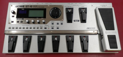 Boss GT-10 Guitar Multi-Effects Floor Processor Pedal Board