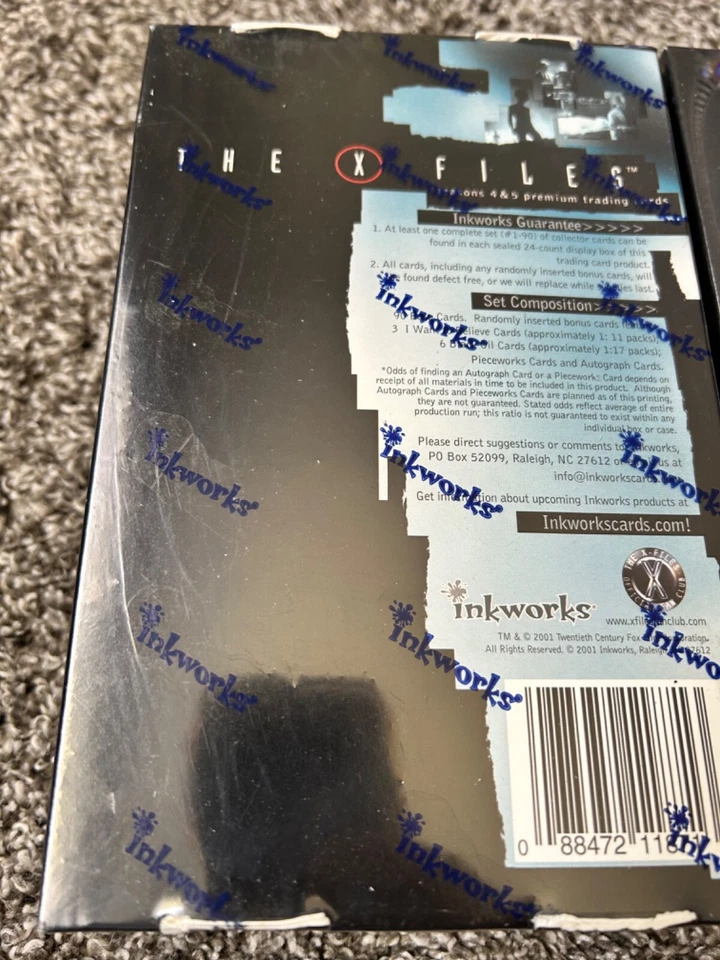 RARE-NIB-X FILES BOXED SETS -SEASONS 4-8 PREMIUM TRADING CARDS-FACTORY SEALED - Image 4 of 4