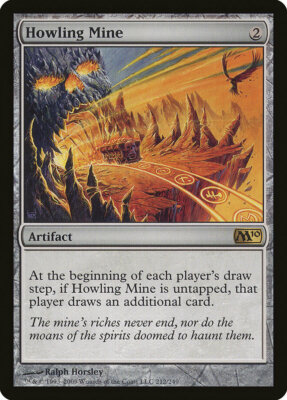 Magic 2010 Core (M10) regular Rare Howling Mine MTG MOL Magic