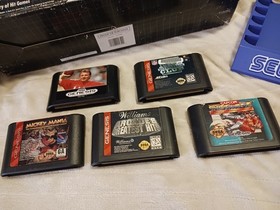 1991 SEGA GENESIS Model 1 Console 1601 W/ ORIGINAL BOX & 15 Games Street Fighter