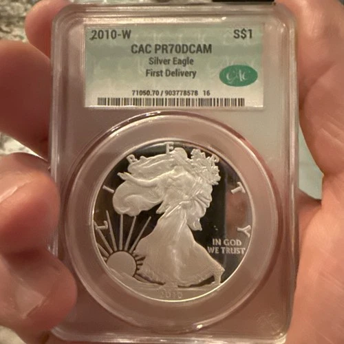 2010-W American Silver Eagle PR70 DCAM CAC