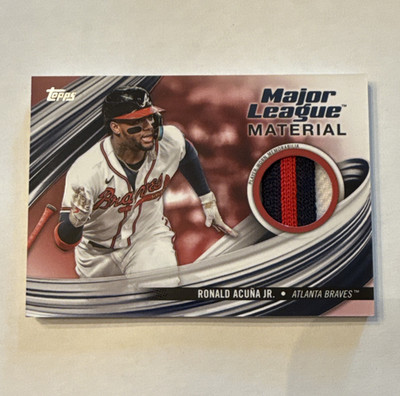 Topps 2023 Series 2 Major League Material Ronald Acuña Jr Braves /25 #MLM-RAJ