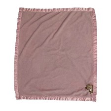 Child of Mine Carters Pink Monkey Cupcake Baby Blanket Satin Trim Lovey Sherpa