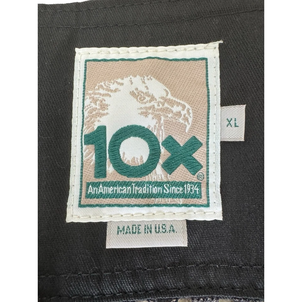10X USA Made Men’s XL Mesh Hunting Outdoor Vest Black Utility Pockets Breathable - Image 3 of 3