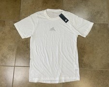NWT Adidas Climalite Mens Sz S White Performance Training T-Shirt Short Sleeve