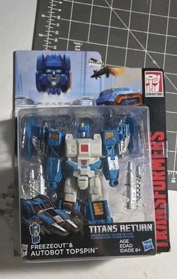 Transformers Titans Return Autobot Topspin & Freezeout Generations Deluxe New