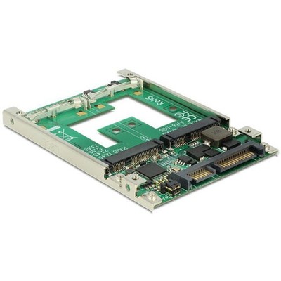 Delock Konverter 2.5? SATA 22 Pin > mSATA mit RAID