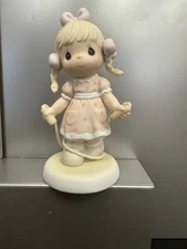 Precious Moments Jumping For Joy 1999 Figurine PM991 WITH BOX