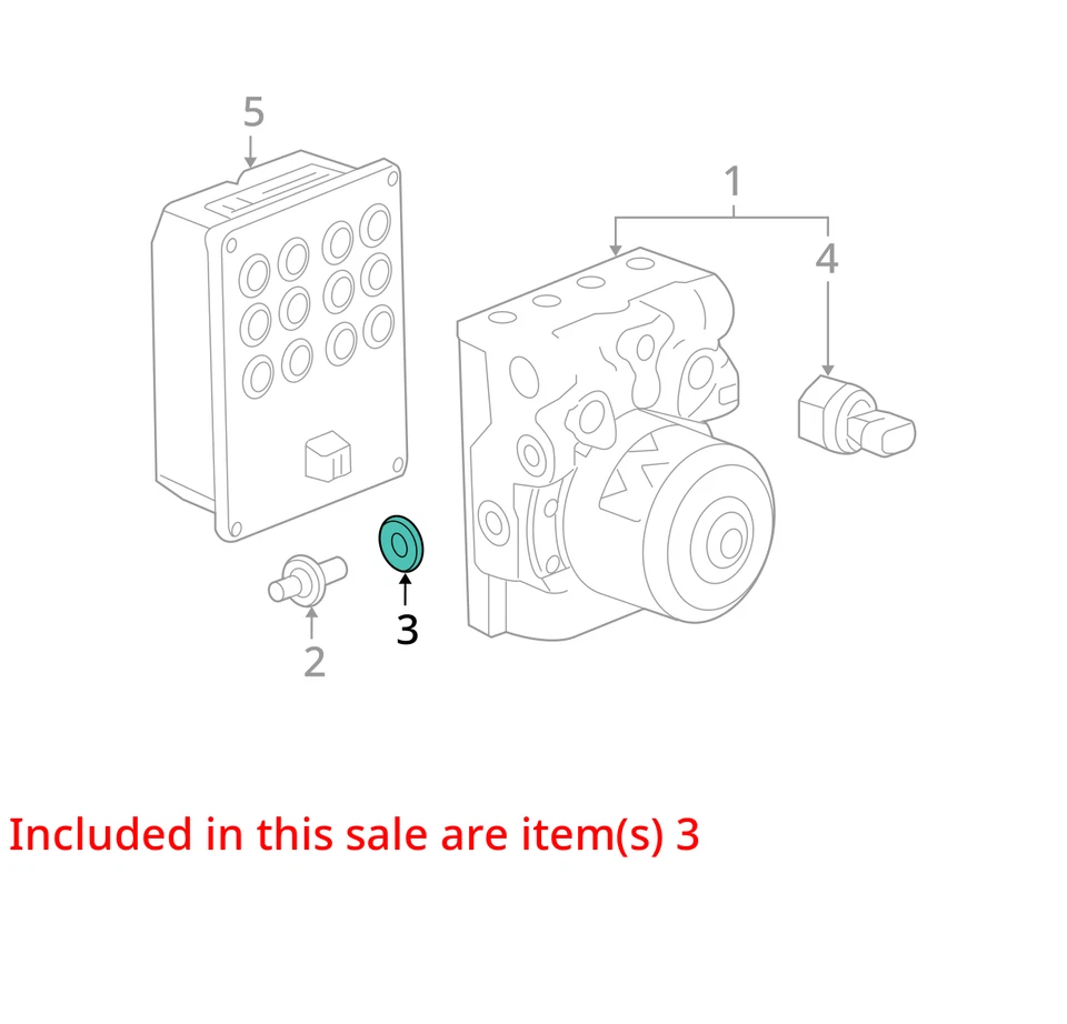 Se adapta a Cadillac SRX STS 2004-2009 AISLADOR BRK PRENSA MOD VL 25741456 - NUEVO OEM Foto 2 de 3