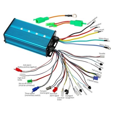 36V 48V 72V 2500W-5000W Dual Mode Motor Controller For Go Kart Quad Chopper Golf